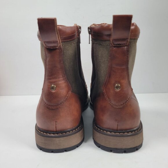 Madden Men's M-Bunsin Brown Combat Boots US Size 11.5 - Picture 4 of 12